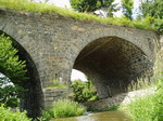 Konopisk potok, most v Mrai